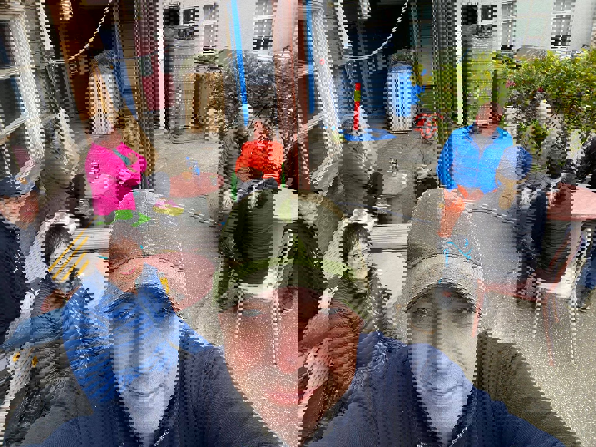 9 deltagere på uken søndagstur